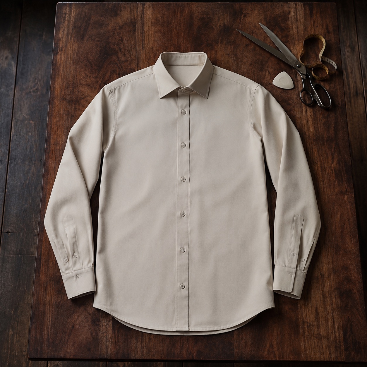 Bloomsbury classic-collar tailored shirt — Tailored Shirts by CROWN TAILORING. product photograph on a white background.