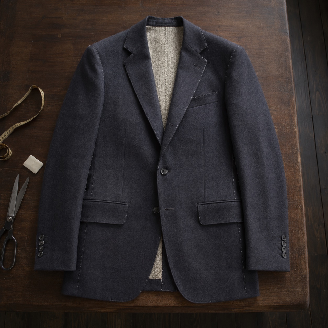 Pimlico single-breasted suit jacket — Suit Jackets by CROWN TAILORING. product photograph on a white background.