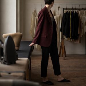 Pimlico single-breasted suit jacket — Suit Jackets by CROWN TAILORING. worn by a model.