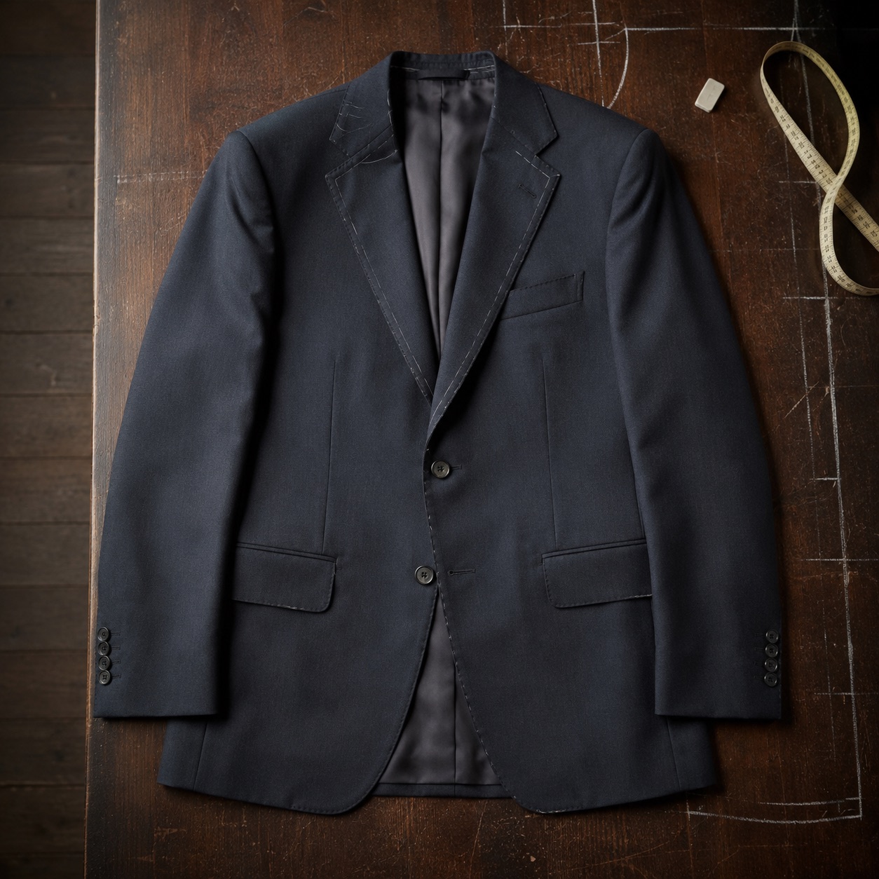 Marylebone single-breasted suit jacket — Suit Jackets by CROWN TAILORING. product photograph on a white background.