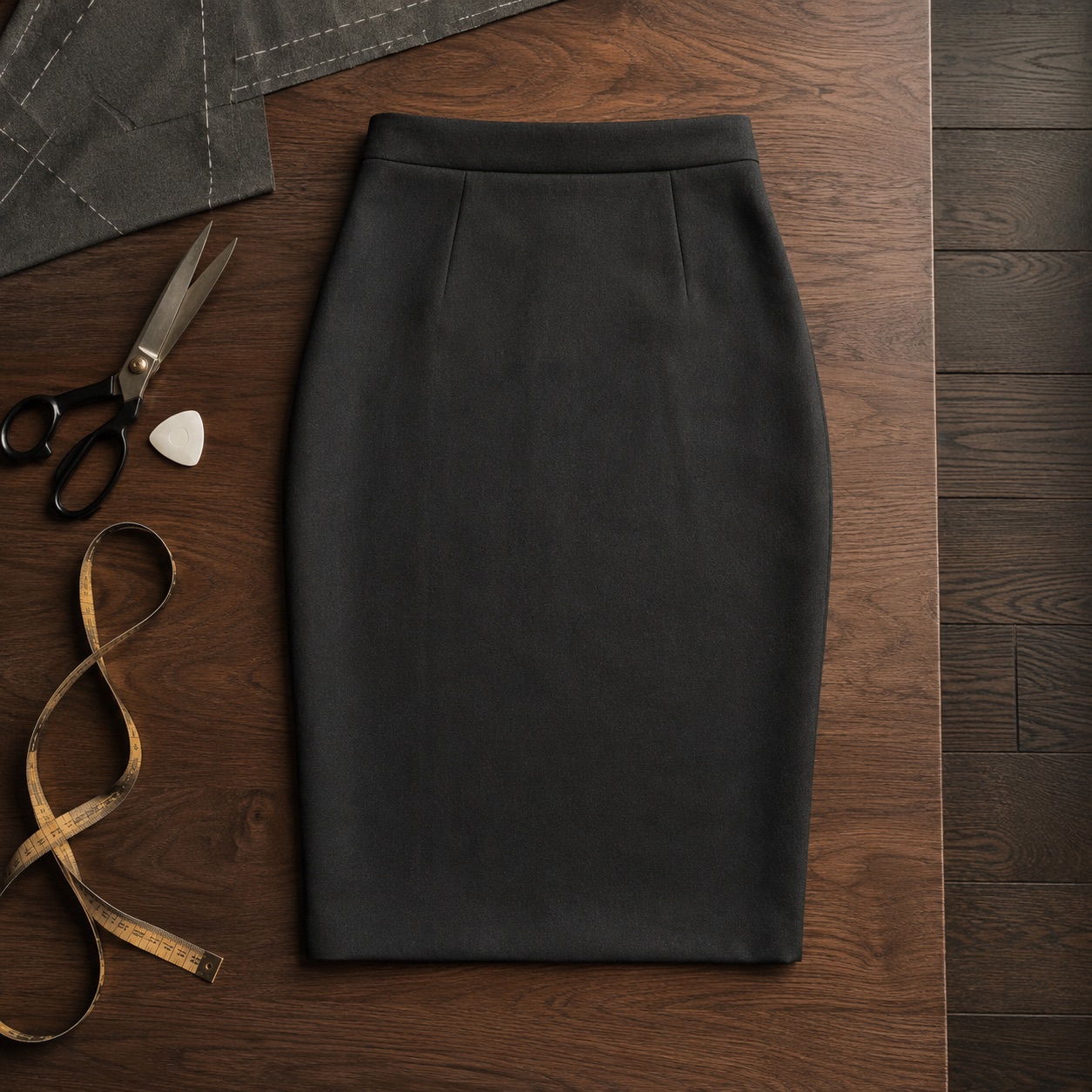 Bracken pencil skirt — Tailored Skirts by CROWN TAILORING. product photograph on a white background.
