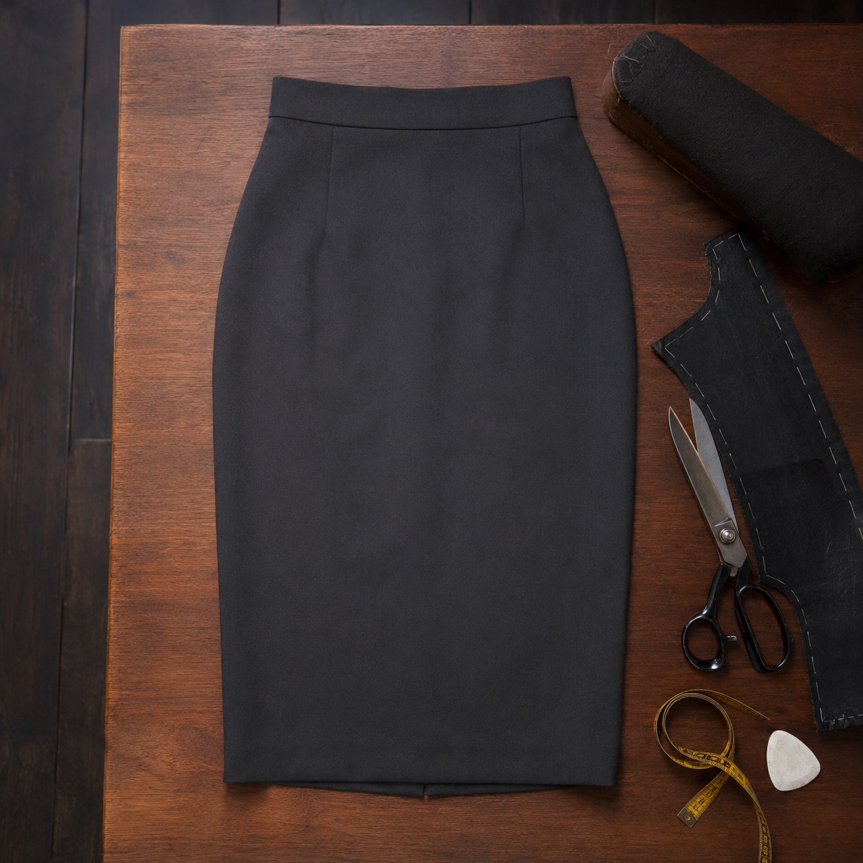 Thornbury pencil skirt — Tailored Skirts by CROWN TAILORING. product photograph on a white background.