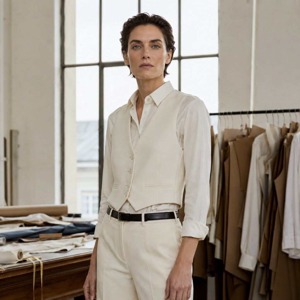 Pimlico single-breasted waistcoat — Waistcoats by CROWN TAILORING. shown worn.